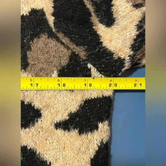 Anthropologie Moth Leopard Print Cardigan Sweater - Picture 8 of 10